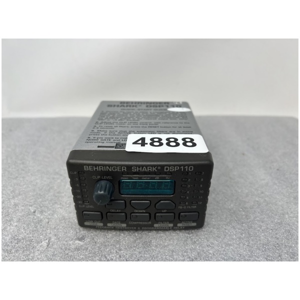 BEHRINGER SHARK DSP110 Digital Multi-Function Signal Processor