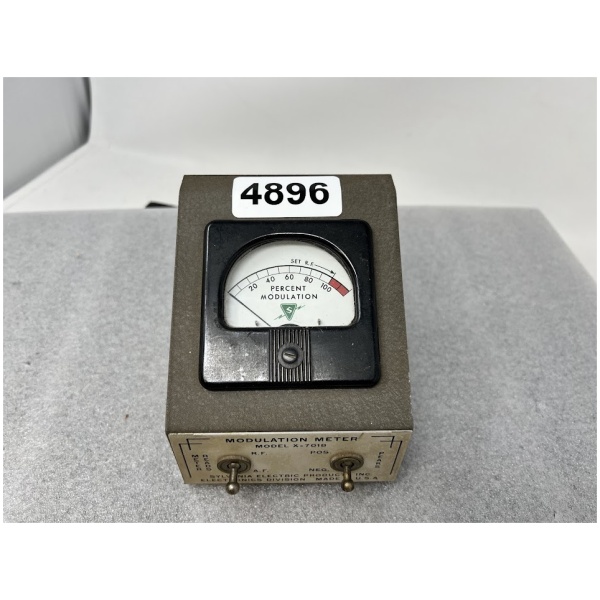 SYLVANIA ELECTRIC INC. X-7018 Modulation Meter