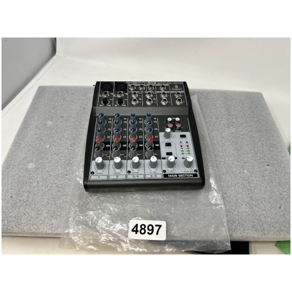 Behringer Xenyx 802 Premium 8-Input 2-Bus Mixer with Xenyx Mic Preamps