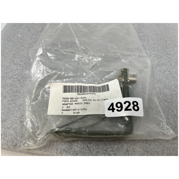 Military Angle Bracket with UHF Female Connector M-442