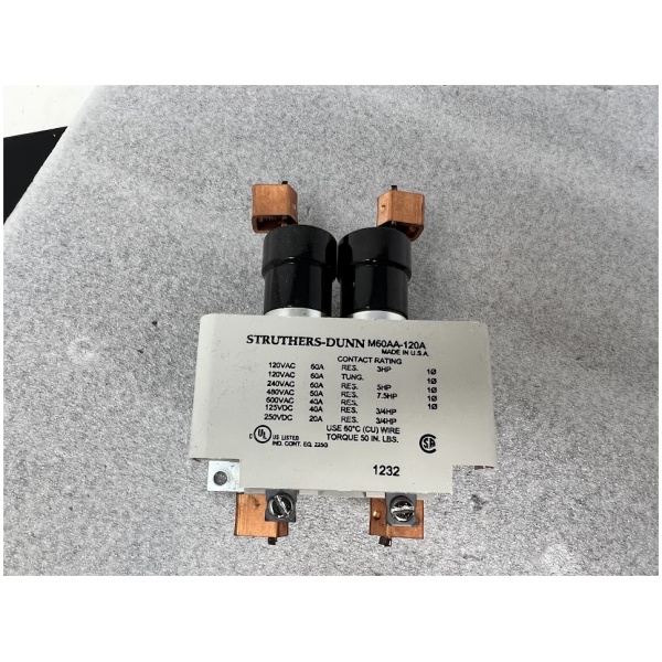 STRUTHERS-DUNN Mercury Displacement Contactor M60AA-120VAC - Image 6