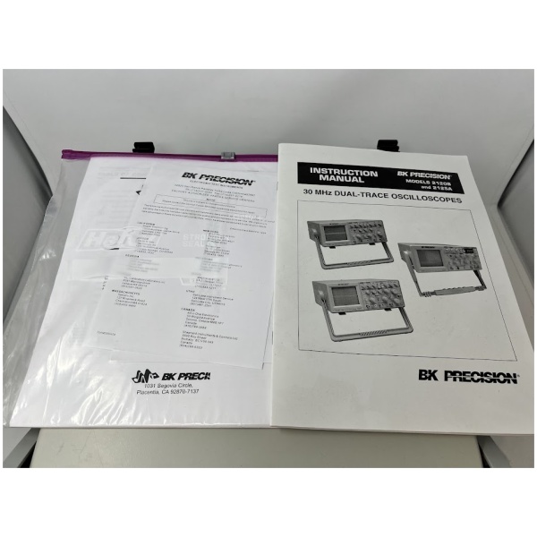 BK PRECISION 2120B Dual Trace Oscilloscope 30MHz - Image 9