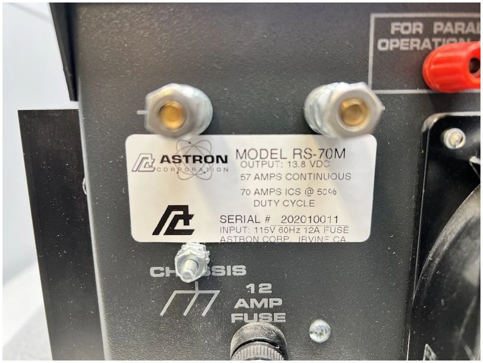 Astron RS-70M Power Supply - Image 5