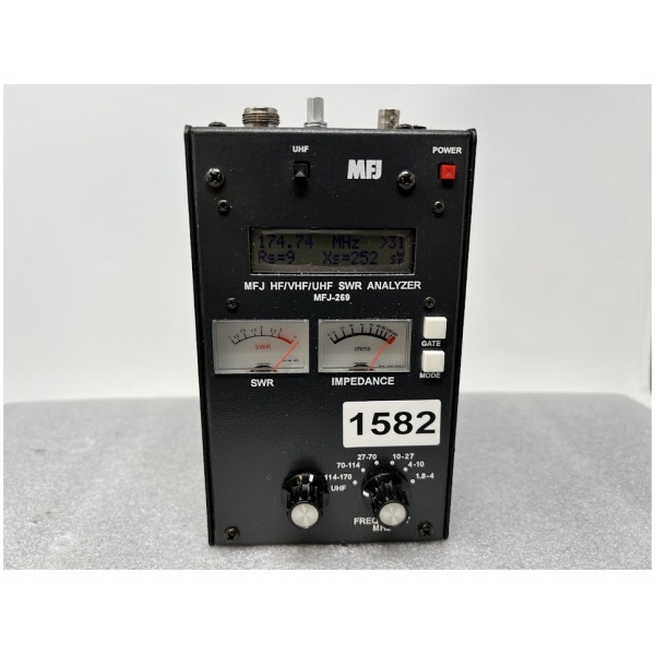 MFJ-269 HF/VHF/UHF SWR ANALYZER with Pouch - Image 2
