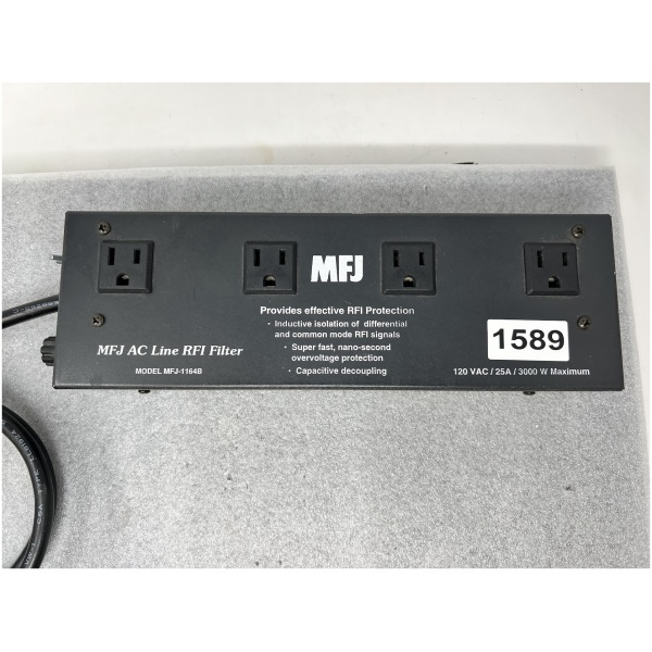 MFJ-1164B AC Line RFI Filter - Image 2