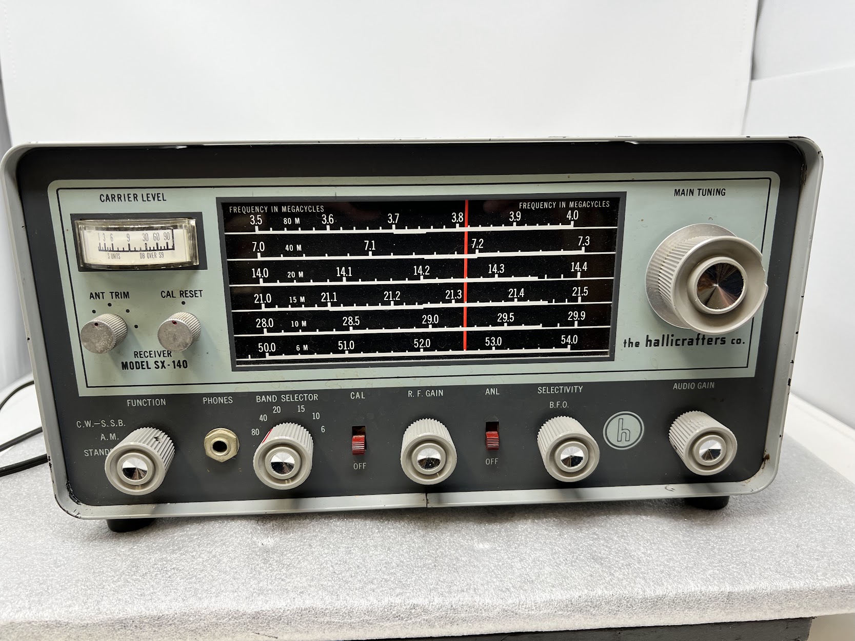 Hallicrafters SX-140 Receiver - Non Serviced Condition - Image 3