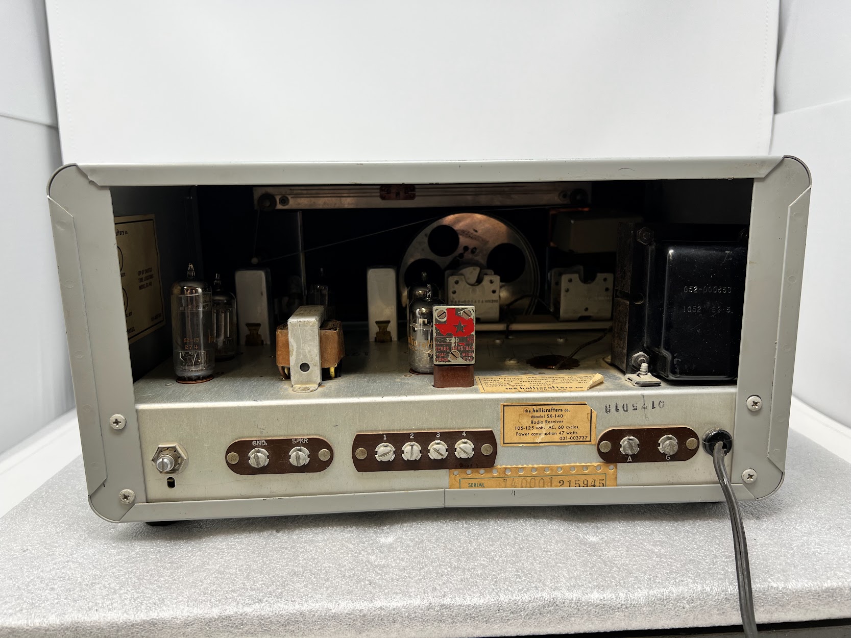 Hallicrafters SX-140 Receiver - Non Serviced Condition - Image 5