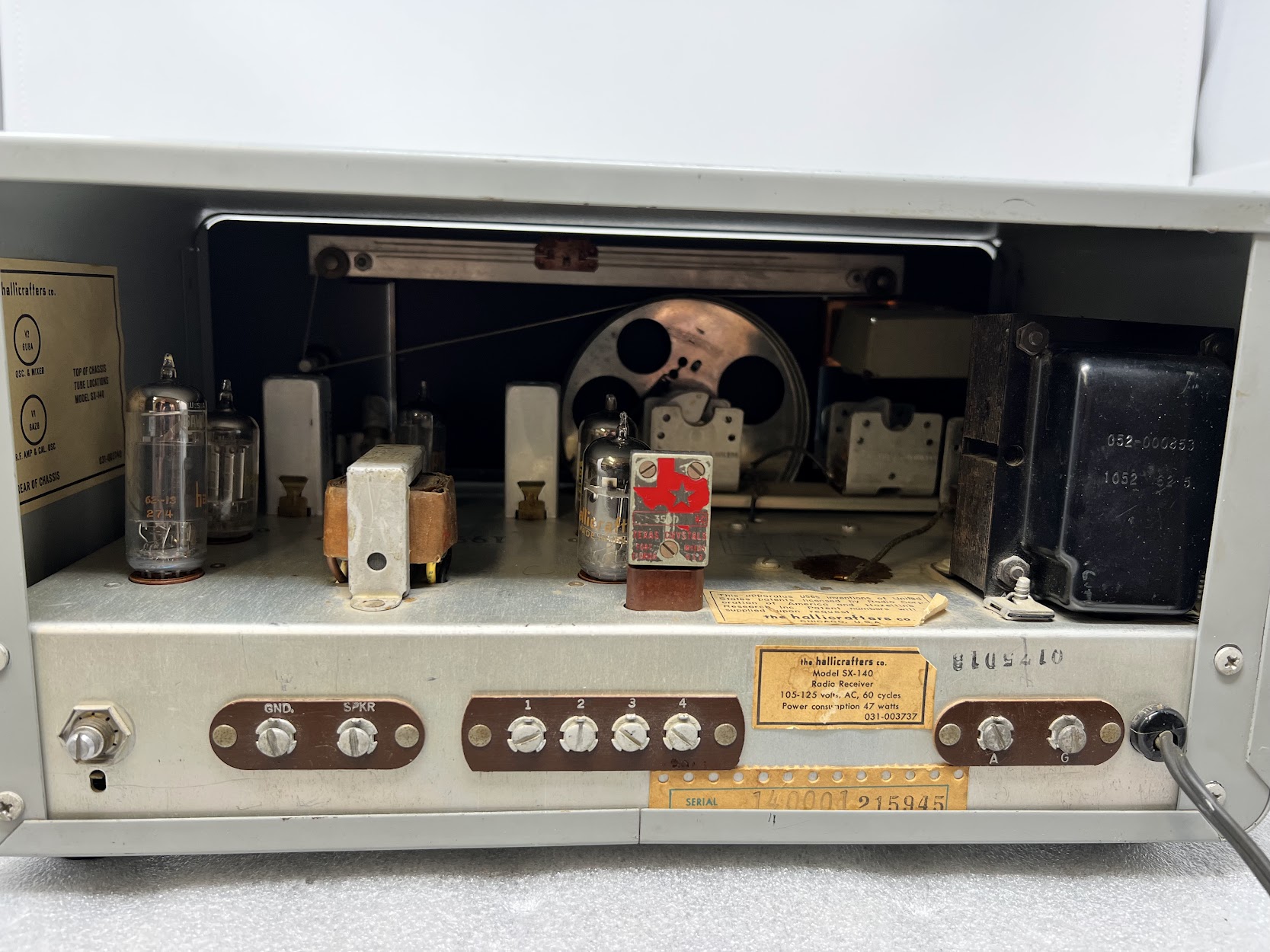 Hallicrafters SX-140 Receiver - Non Serviced Condition - Image 7