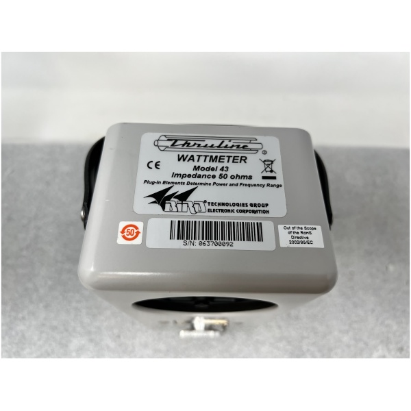 Bird Thruline WATTMETER MODEL 43 + RFP-CC6 Case - Image 4