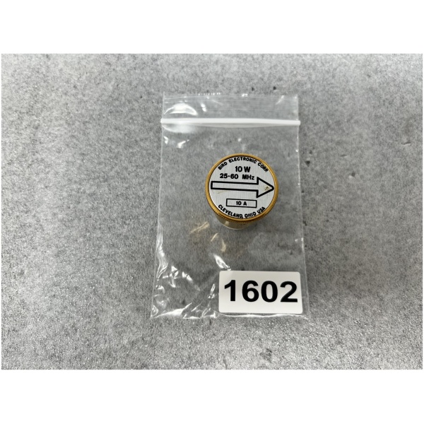 Bird Electronic Slug 10A 25-60 MHz 10W