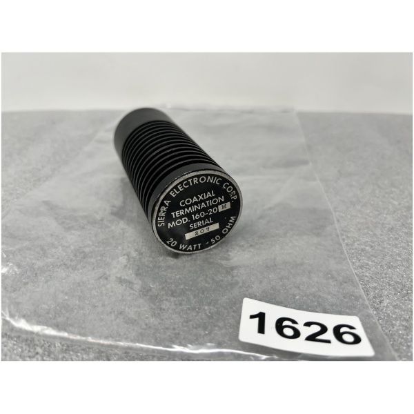 SIERRA Electronic Corp Coaxial Termination Mod. 160-20M  Dummy Load