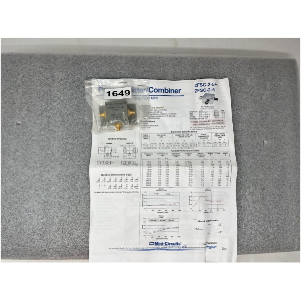 Mini-Circuits Coaxial Power Splitter/ Combiner ZFSC-2-5