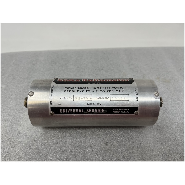 Vintage Universal Service Coax Ratiometer S.W.R 5 2-5w4 - Image 2