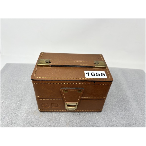 BIRD Slugs Brown Leather Carry Case