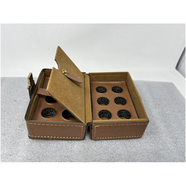 BIRD Slugs Brown Leather Carry Case - Image 2