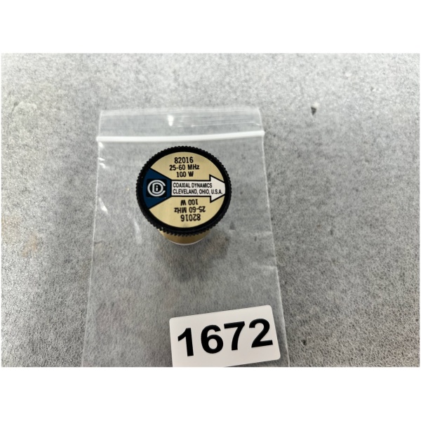 Coaxial Dynamics 82016 25-60 MHz 100W Slug