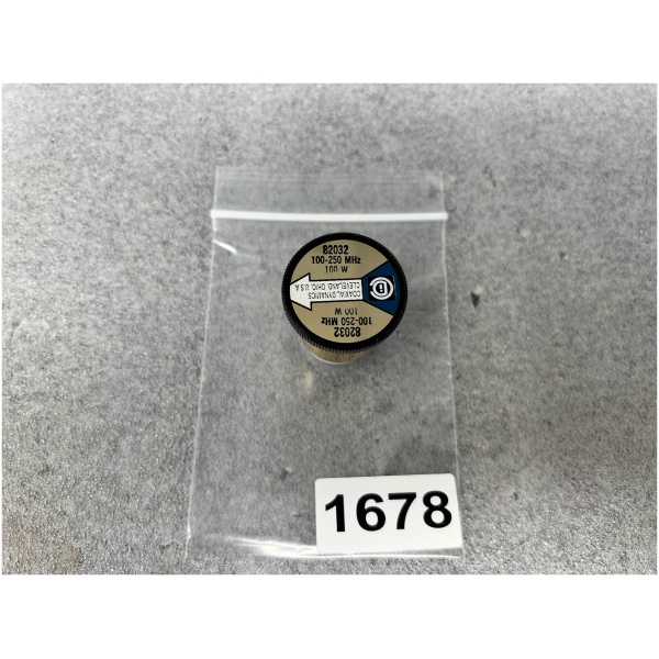 Coaxial Dynamics 82032 100-250 MHz 100 WATT Slug