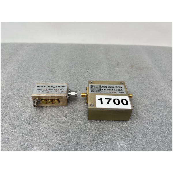 AGO Band Pass Filter + AGO 23cm VLNA