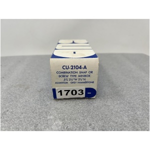 CUD CU-2104-A Combination Snap or Screw Type Minibox