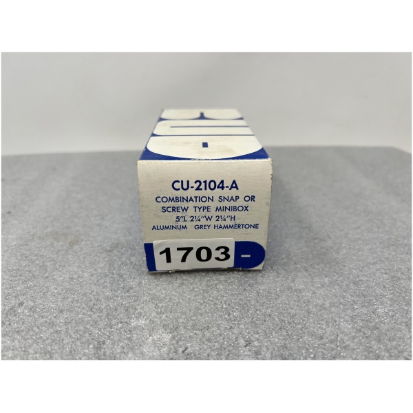 CUD CU-2104-A Combination Snap or Screw Type Minibox