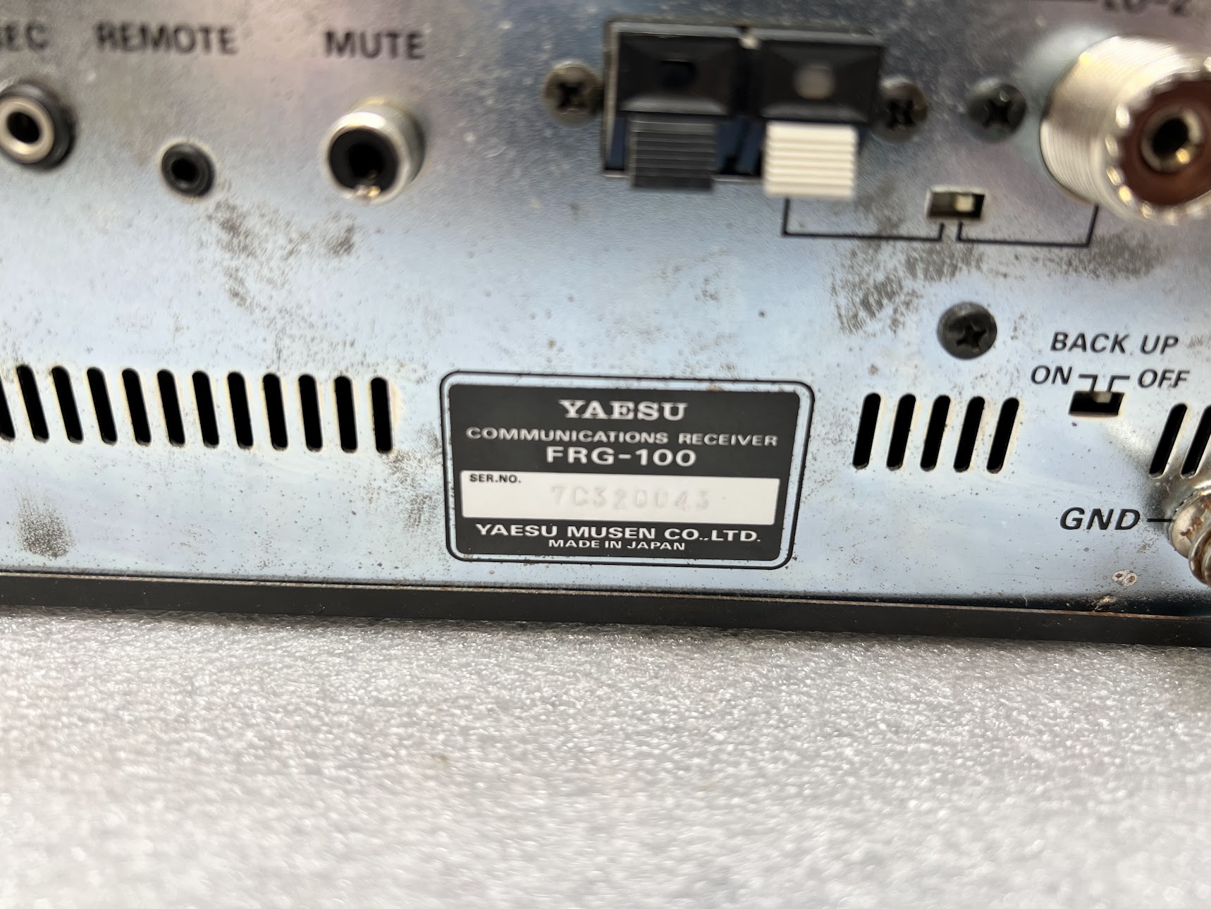 YAESU FRG-100 Communications Receiver - Image 6