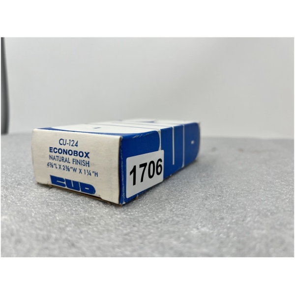 CUD CU-124 Econobox Natural Finish