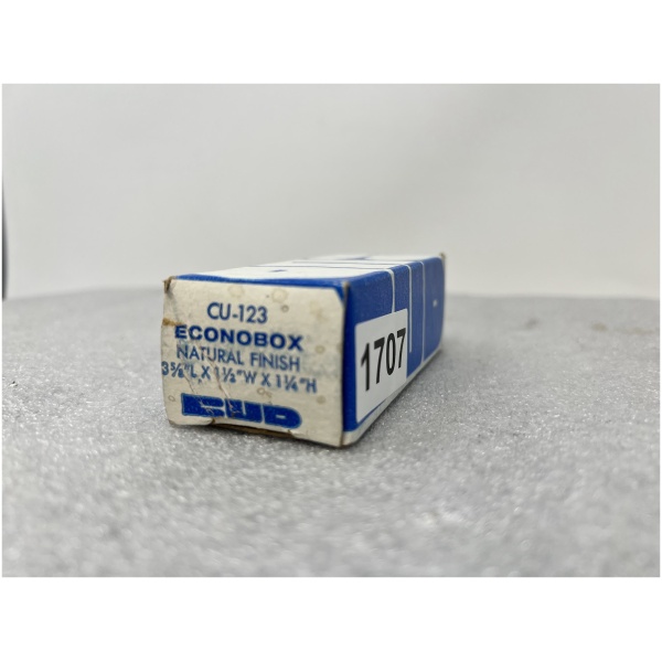 CUD CU-123 Econobox Natural Finish