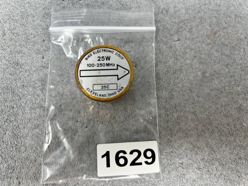 Bird Electronic Slug 25W 100-250 MHz 25C