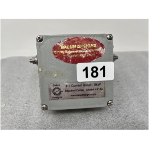 Balun Designs 4:1 Current Balun - 5kW Model: 4114s