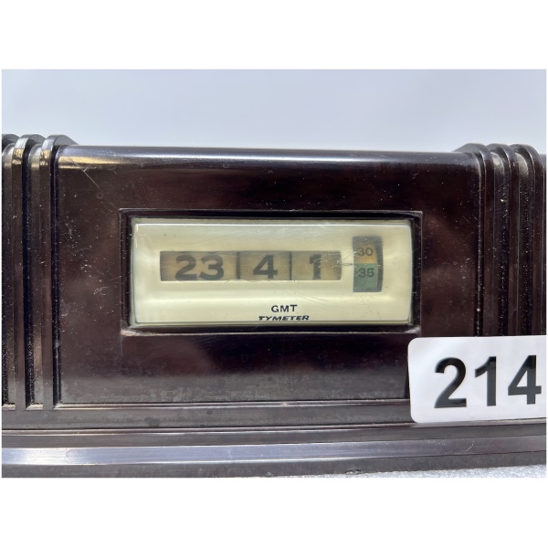 Vintage Bakelite Tymeter 24 Hour Clock GMT Model 100 - Image 6