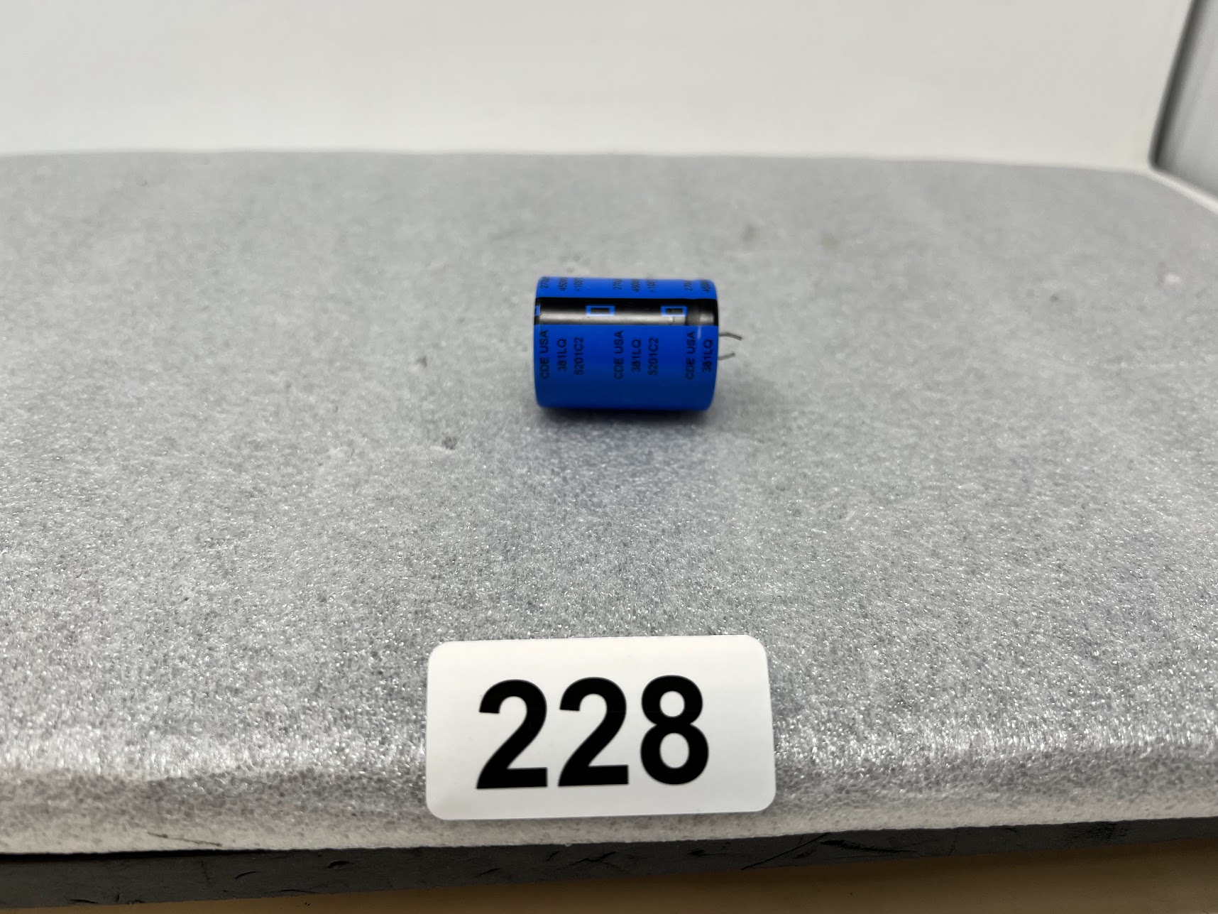 CORNELL DUBILIER 381LQ 5201C2 270UF 450WV Aluminum Electrolytic Snap In Capacitor