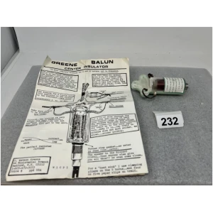 Vintage GREENE BALUN Center Insulator Coil #14 5Kw 1:1