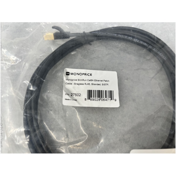 MONOPRICE SlimRun Cat6A Ethernet Patch Cable - Image 2