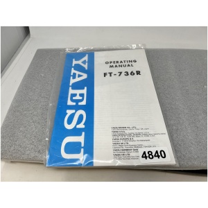 YAESU FT-736R Operating Manual