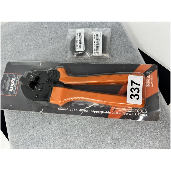 Iwiss Crimping Tool/ Wire Stripper/ Cable Cutter - Image 3