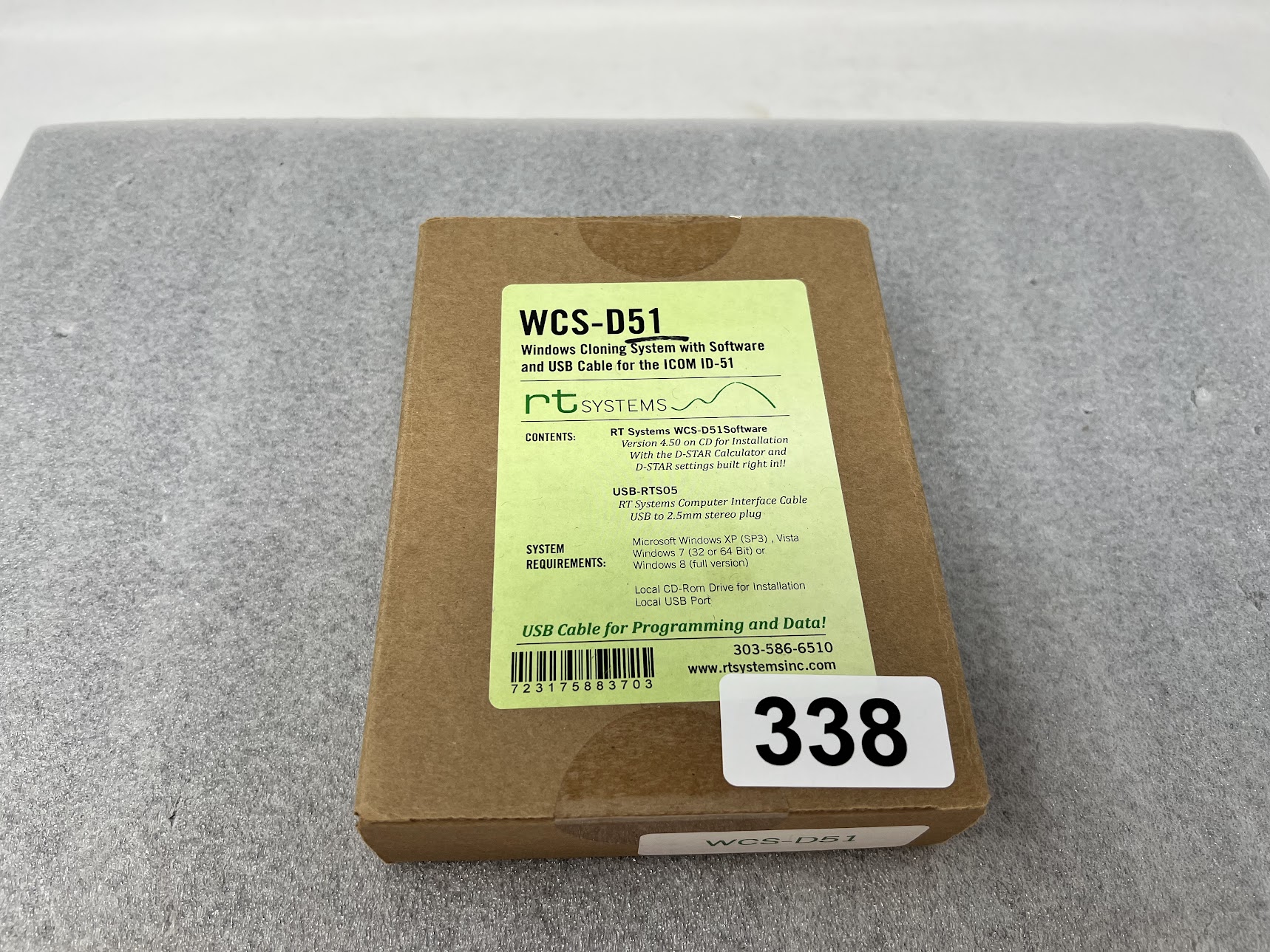 RT Systems Windows Cloning System with Software and USB cable for ICOM AD-51