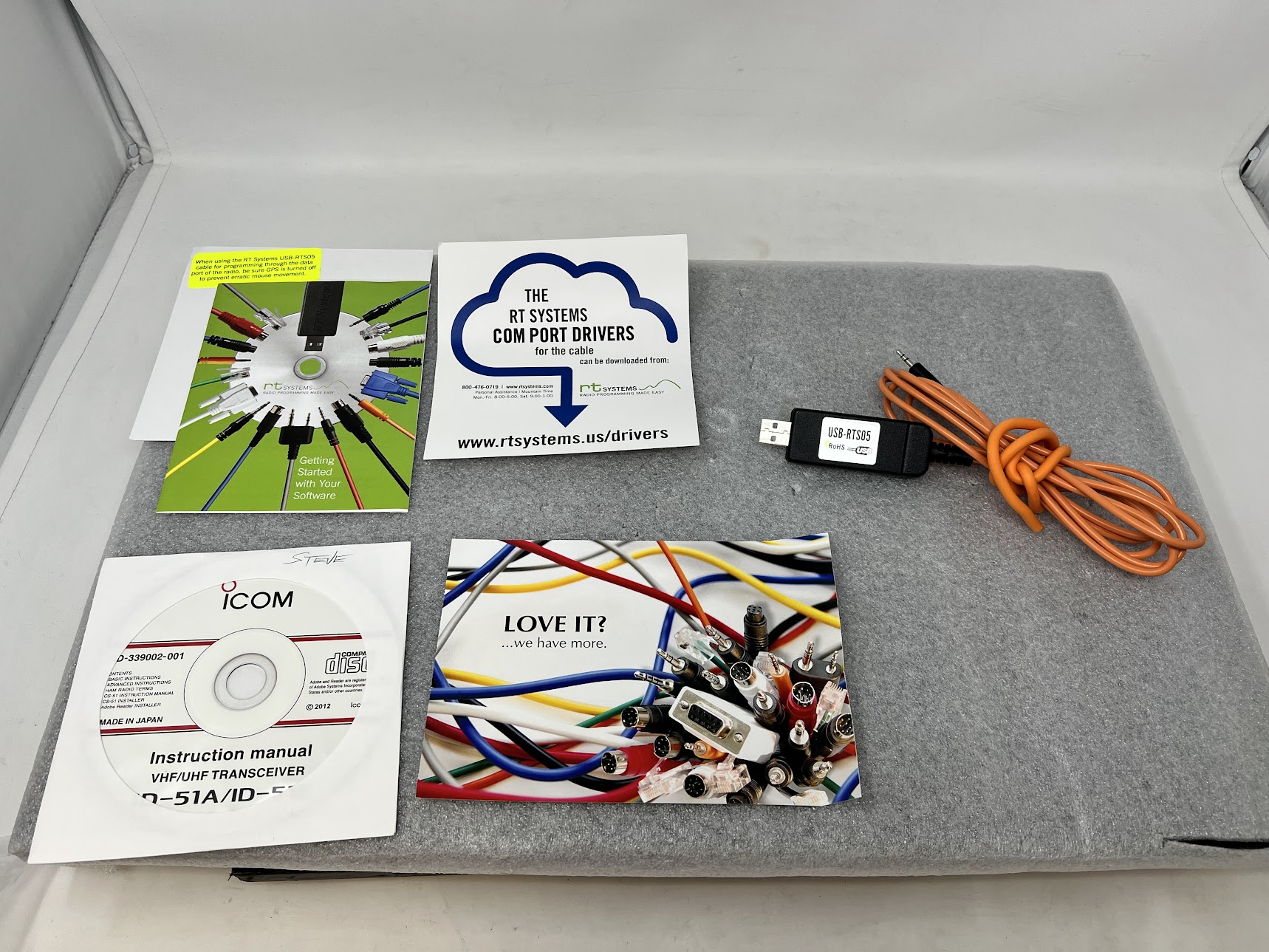 RT Systems Windows Cloning System with Software and USB cable for ICOM AD-51 - Image 3