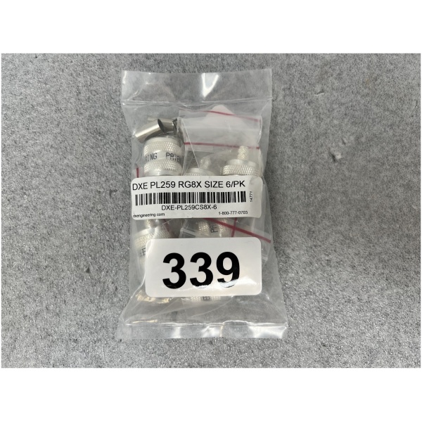 DXEngineering Coax Connectors (6 Pack) DXE-PL259CS8X-6 - Image 2