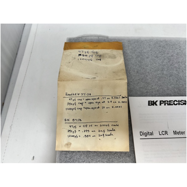 BK Precision BK875B Tester Component LOW OHM LCR - Image 6