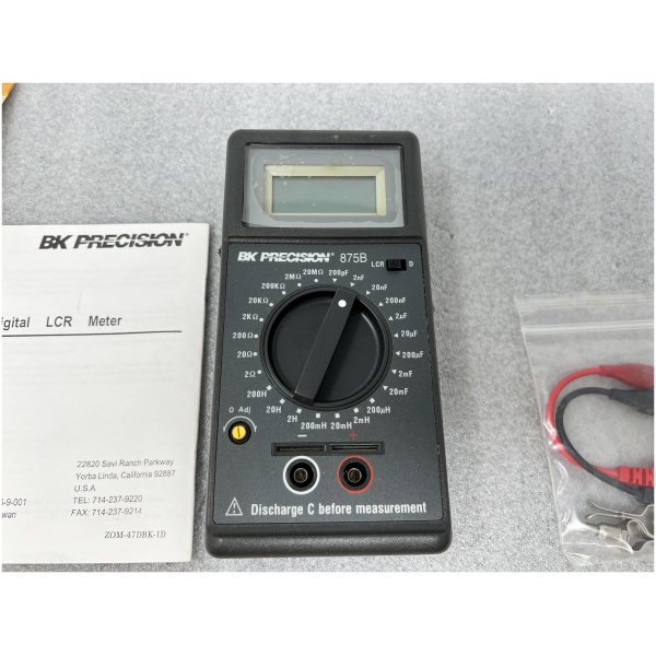 BK Precision BK875B Tester Component LOW OHM LCR - Image 9