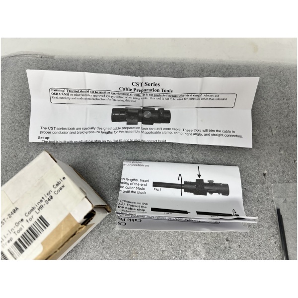Times Microwave All-In-One Combination Cable Prep Tool for LMR-240 Coax - Image 5