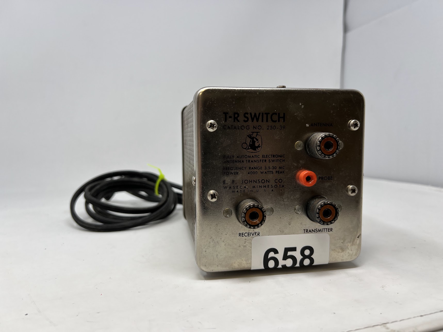 E. F. Johnson Co. T-R Switch 250-39 (Fully Automatic Transfer Switch)