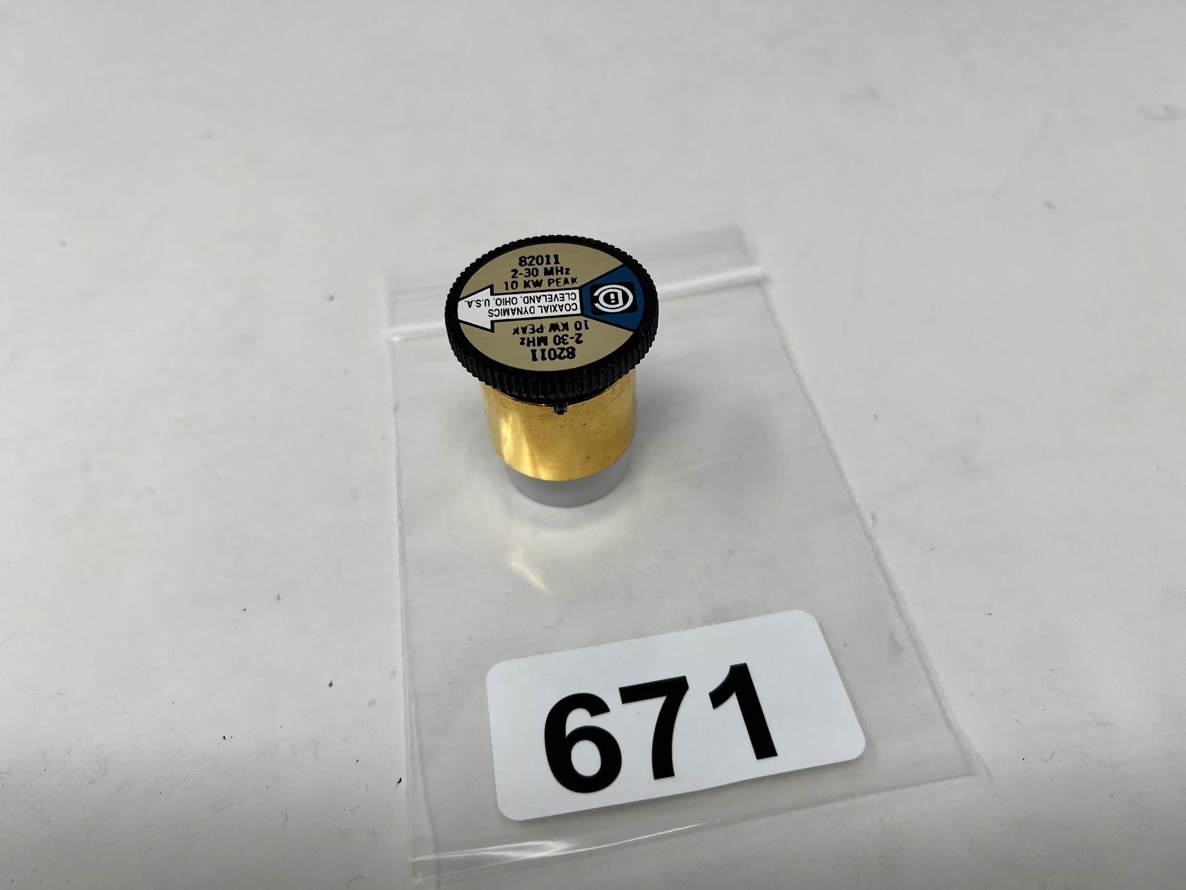 Bird Electronic Slug 82011 10KW PEAK 2-30MHz