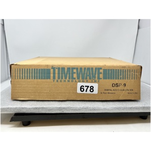 TIMEWAVE. DSP-9 Digital Audio Noise Filter