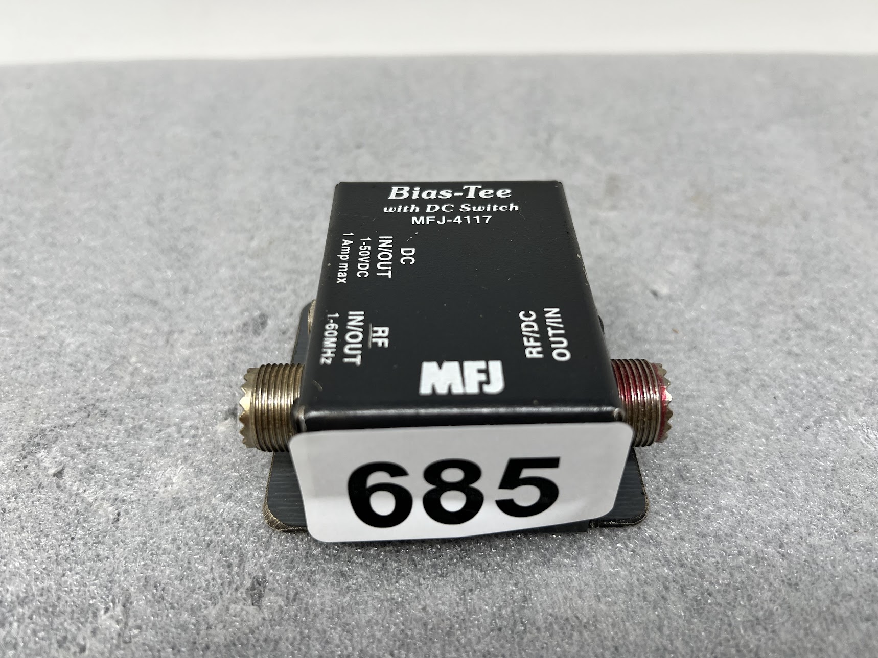 MFJ-4117 Bias-Tee with DC Switch