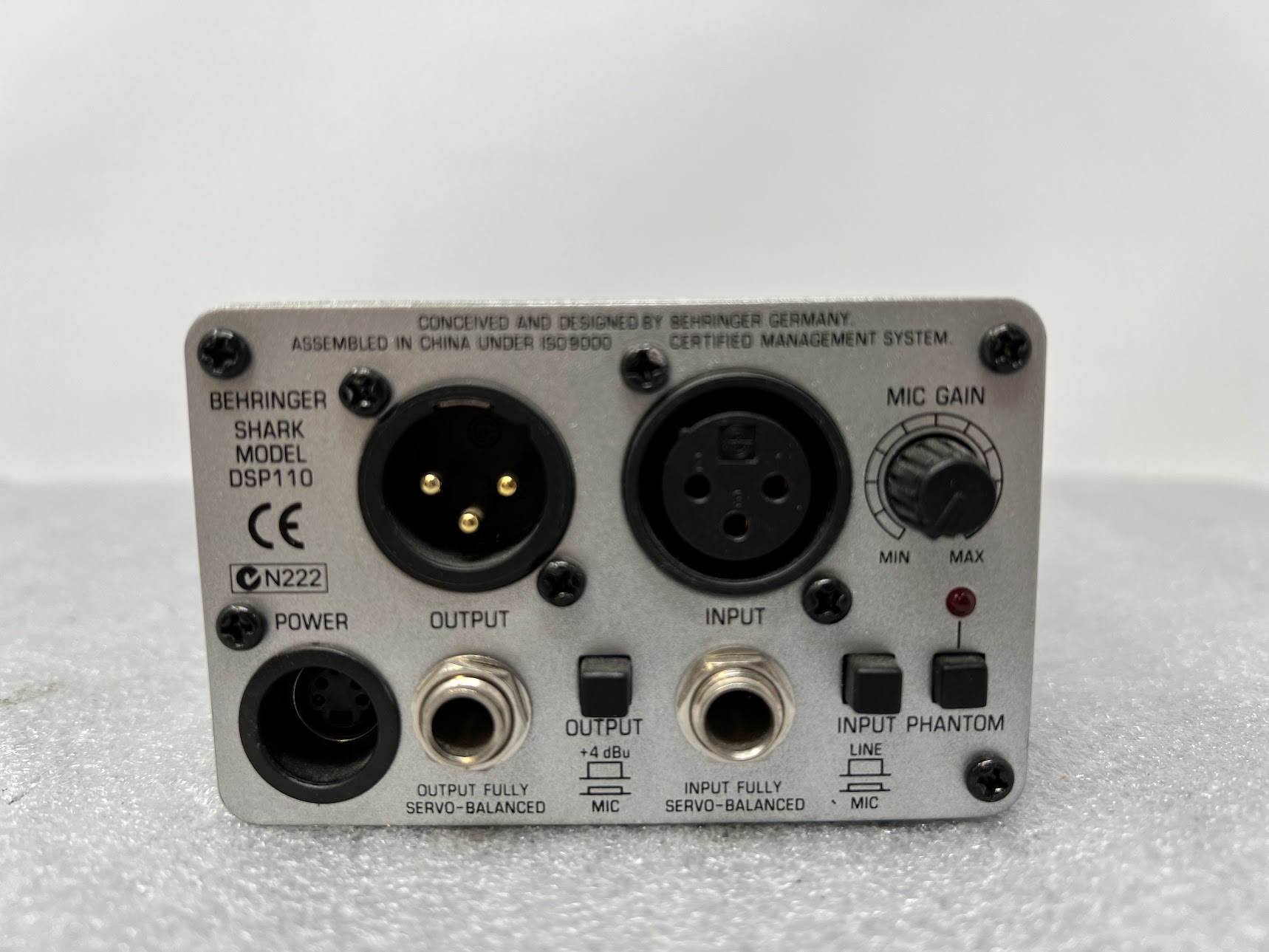 Behringer Shark DSP110 Feedback Destroyer and Programmable Delay - Image 5