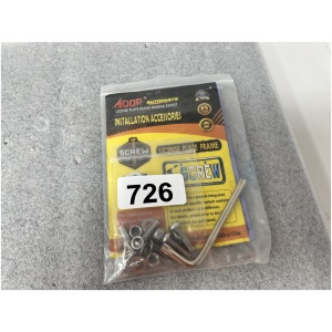 License Plate Frame Screw Set