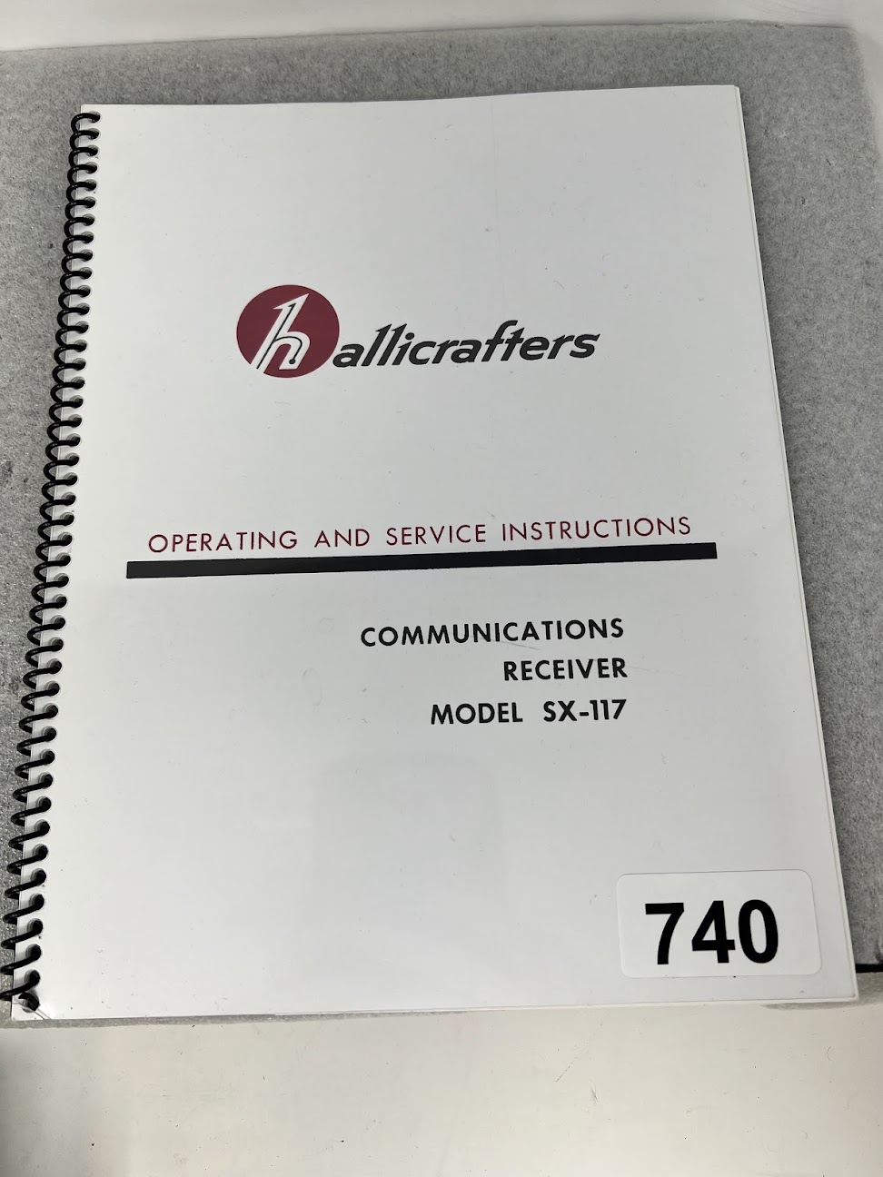 Hallicrafters SX-117 Operating & Service Instructions