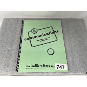 Hallicrafters SX-100 MARK 2 Operating & Service Instructions