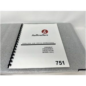 Hallicrafters Operating & Service Instructions for HA-5